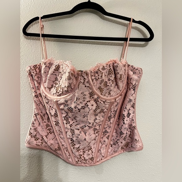 House of CB Mila Rose Lace Underwire Corset - Picture 1 of 5